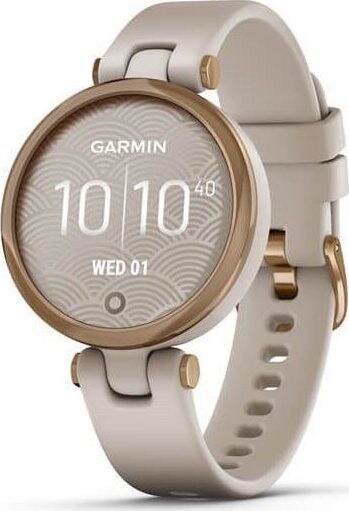 Garmin Lily Sport Rose Gold/Light Sand Silicone Band