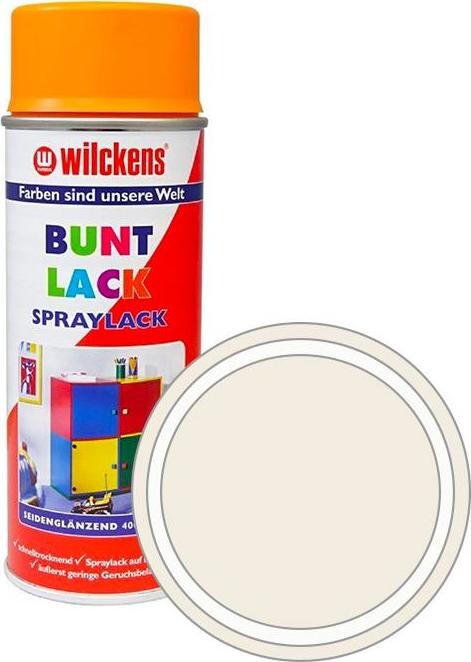 Wilckens Syntetická vrchná farba v spreji pololesk 400 ml biela, WI.16191200140