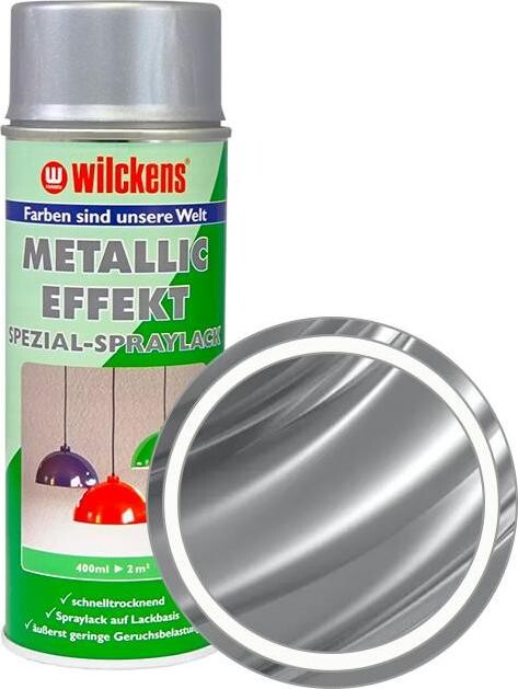 Wilckens Metalická farba v spreji Metallic-Effekt Spezial-Lackspray 400 ml, strieborná
