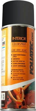 FOLIATEC Interior Color Spray – čierna lesklá
