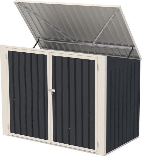 IWHome Prístrešok na smetnú nádobu HORY B, antracit