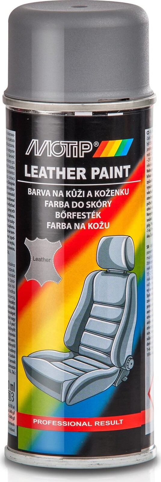 MOTIP Farba na kožu sivá 200 ml
