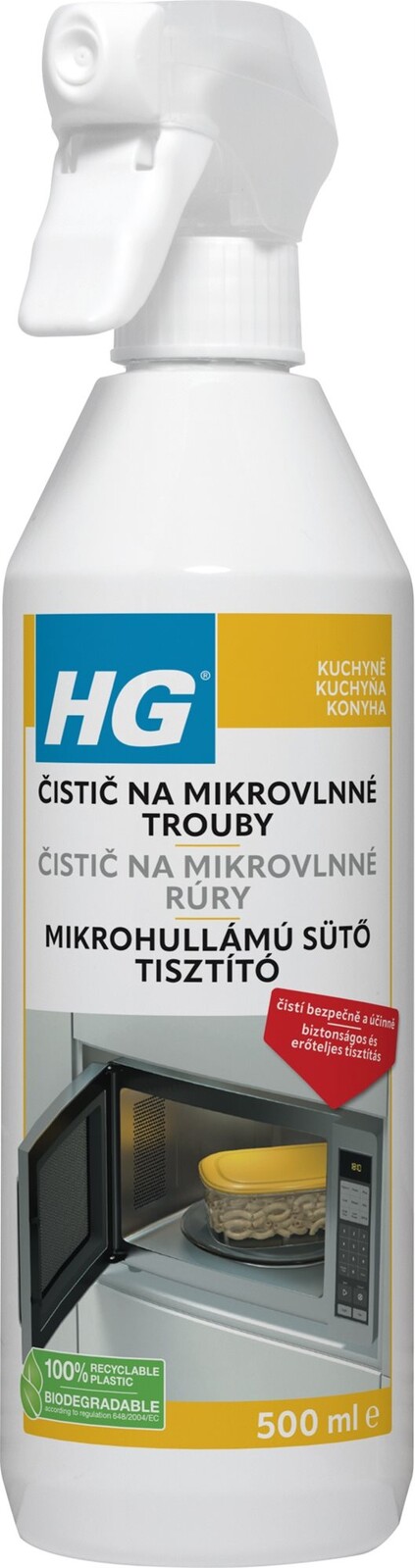 HG čistič na mikrovlnné rúry 500 ml