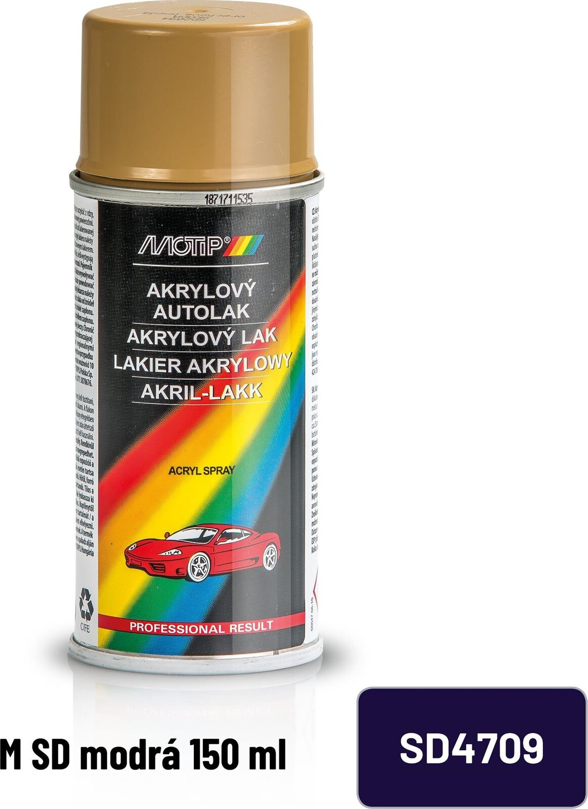 MOTIP M SD modrá 150 ml