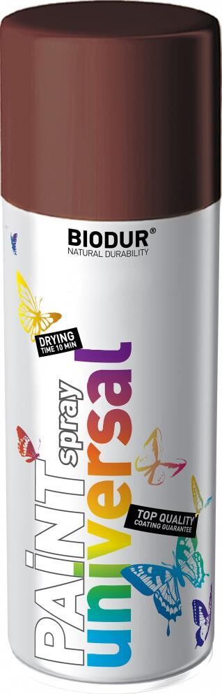 Biodur Email v spreji – mätná čokoládová hnedá 400 ml/RAL 8017