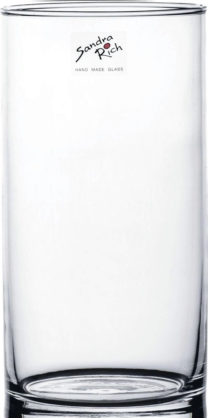 Sandra Rich Cyli Váza sklenená 20 cm, priemer 10 cm