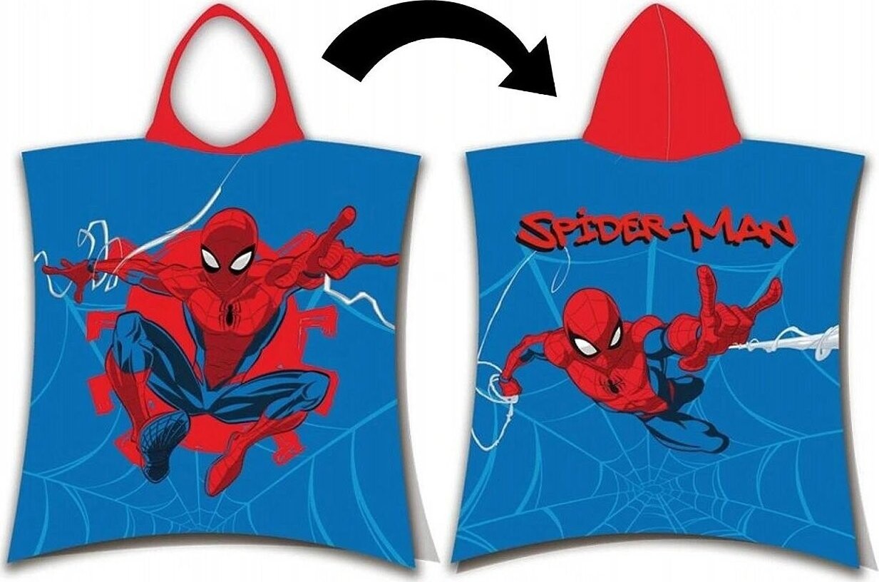 Jerry Fabrics Pončo Spider-man Webshot 50 × 115 cm