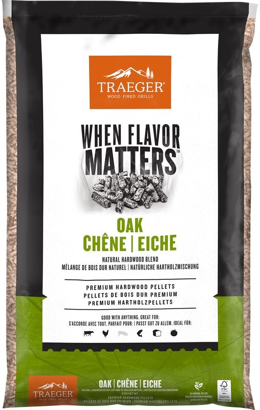 TRAEGER Traeger Oak Pellets 9 kg