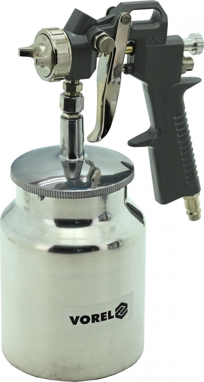 VOREL Pištoľ na lakovanie s nádržou 1,5 mm, 1 000 cm3 TO-81617
