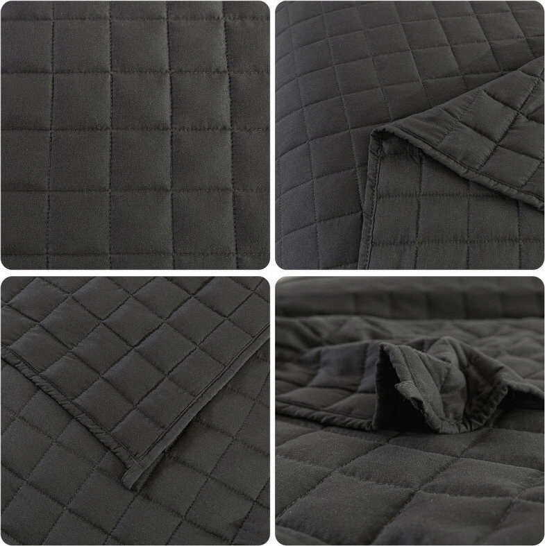 Posteloholici 1272052 Záťažová prikrývka antistresová 5 kg, 150 × 200 cm, sivá