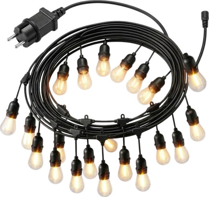 Bauerkraft H-673 Zahradní světelná girlanda 20 LED, 20 m, 9 W