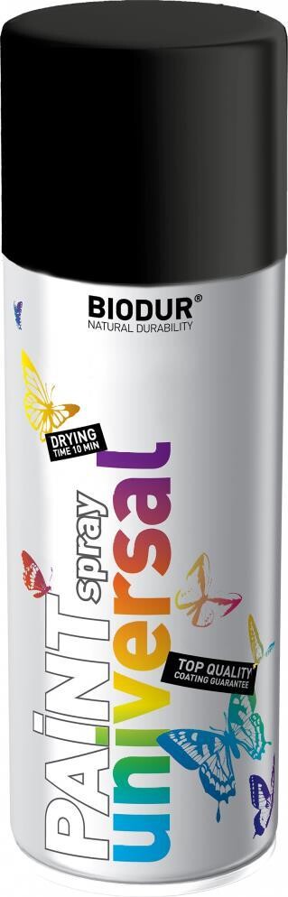 Biodur Email Čierna RAL 9005 400 ml