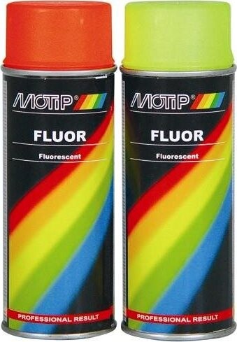 MOTIP fluor oranžovo/červený