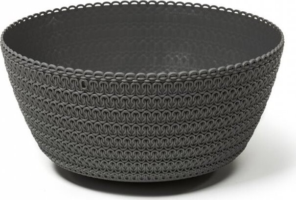 LAMELA Květináč - žardinka JERSEY, 300 mm, antracit