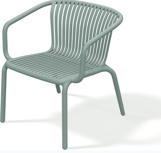 Prosperplast Záhradné kreslo s podrúčkami Brene, talianska zelená