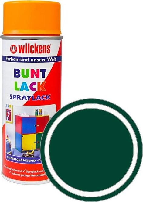 Wilckens Syntetická vrchná farba v spreji pololesk 400 ml odtieň zelenej, WI.16160500140