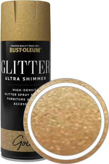 Rust-Oleum Dekoračná farba v spreji efekt zlatej trblietky 400 ml