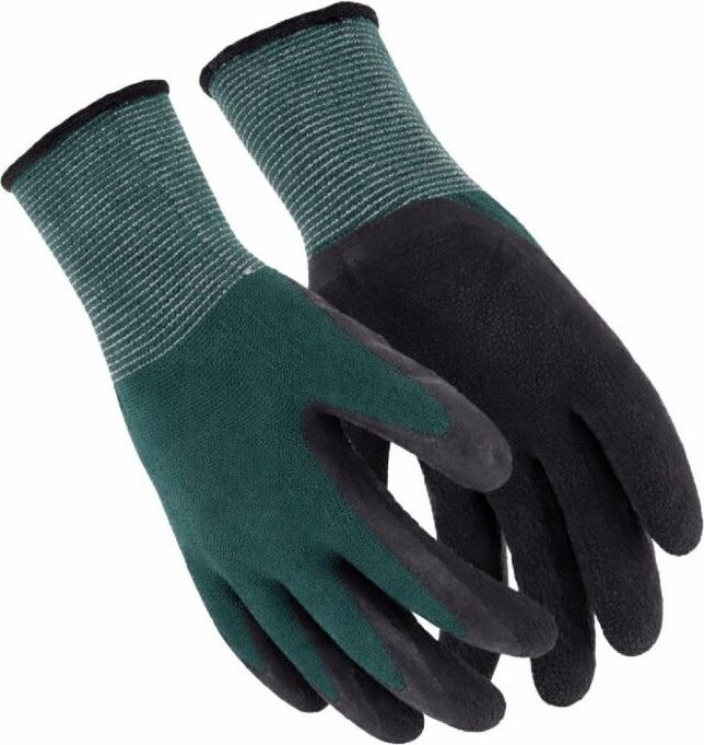 STALCO Rukavice polyesterové LATEX FOAM, veľ. 8, 3 ks