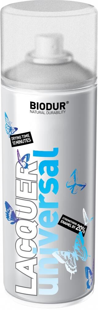 Biodur Bezfarebný lak v spreji matný 400 ml