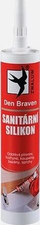 Deň Braven – Sanitárny silikón, 280 ml, striebristosivý Red Line