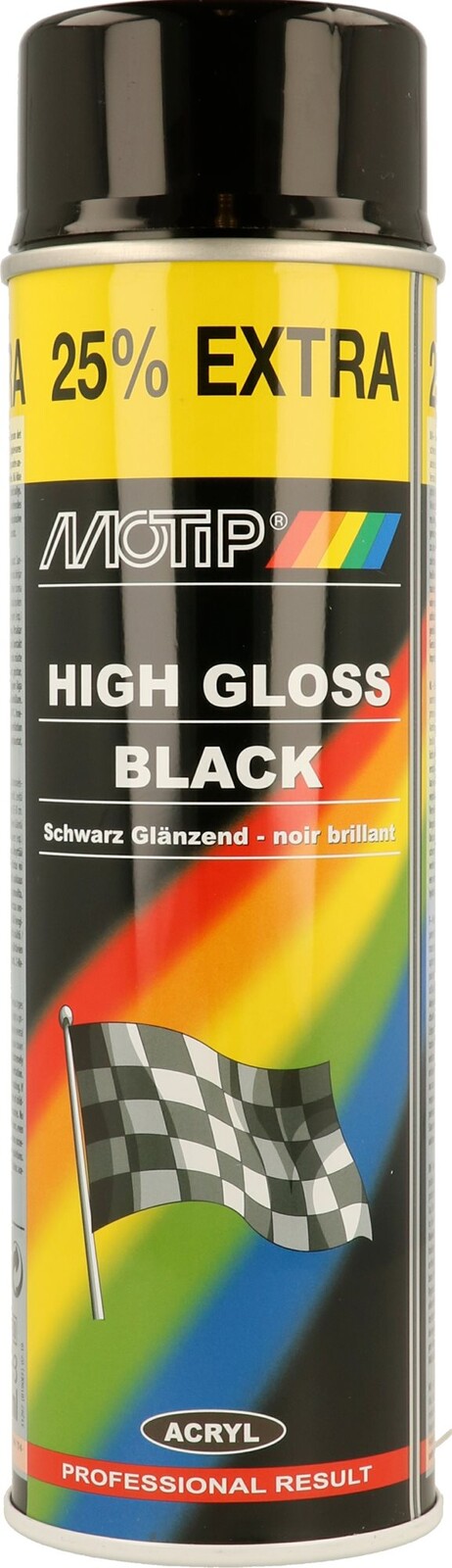 MOTIP M čierna lesk 500 ml