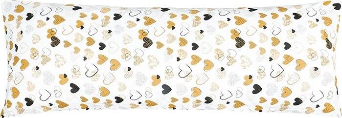 Bellatex 90/161 45 × 120 cm, srdce horčicová