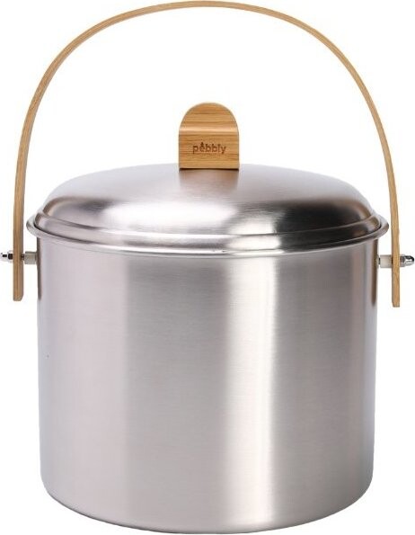 Pebbly NBA313 Kompostér, 3,5 l nerezový