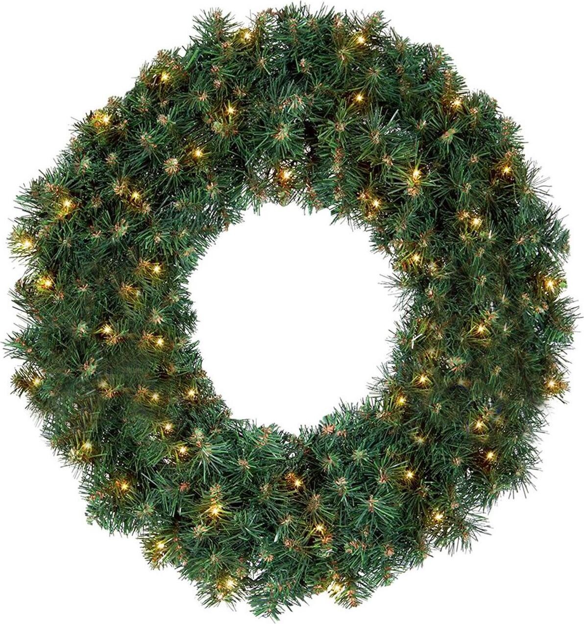 LAALU Vianočný veniec s LED osvetlením – Narnia, 45 cm