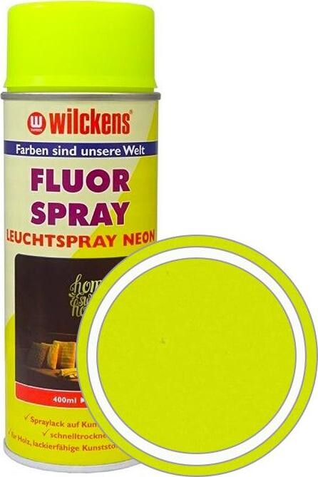 Wilckens Fluorescenčná svietiaca farba v spreji 400 ml žltá