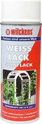 Wilckens Biela farba v spreji vo vysokom lesku Weisslack Spray 400 ml