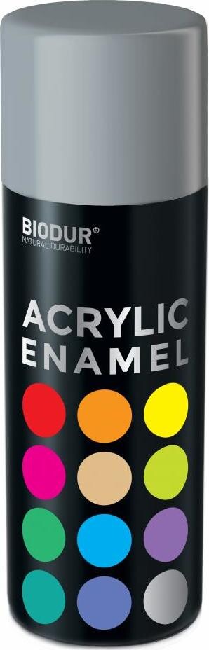 Biodur Akrylový email v spreji – tmavo sivý 400 ml/RAL 7046