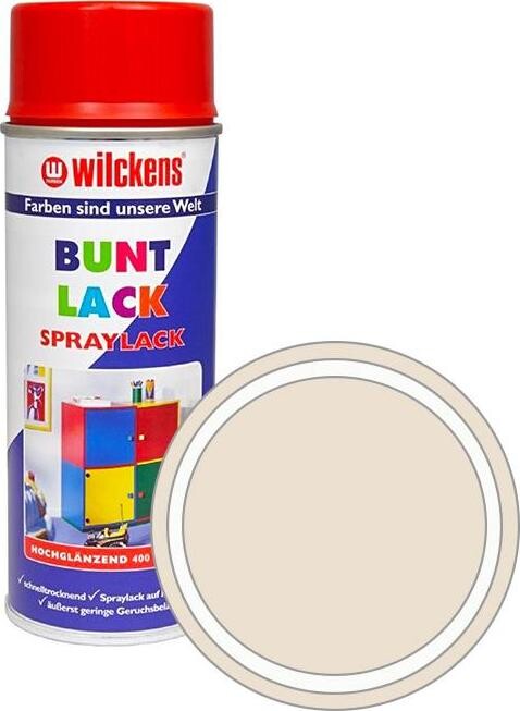 Wilckens Syntetická vrchná farba v spreji vysoký lesk 400 ml biela, WI.16090100140