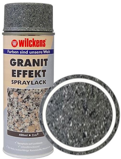 Wilckens Dekoračná farba v spreji s efektom sivá žula Granit Effekt Hobby-Lackspray, tmavo sivá