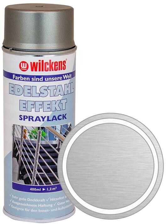 Wilckens Efekt nehrdzavejúcej ocele – akrylová farba v spreji Edelstahl Effekt spray