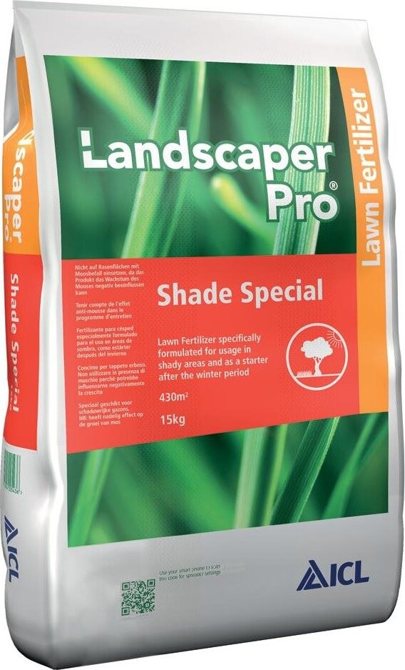 ZAFIDO Trávnikové hnojivo ICL LANDSCAPER PRO SHADE SPECIAL, 15 kg