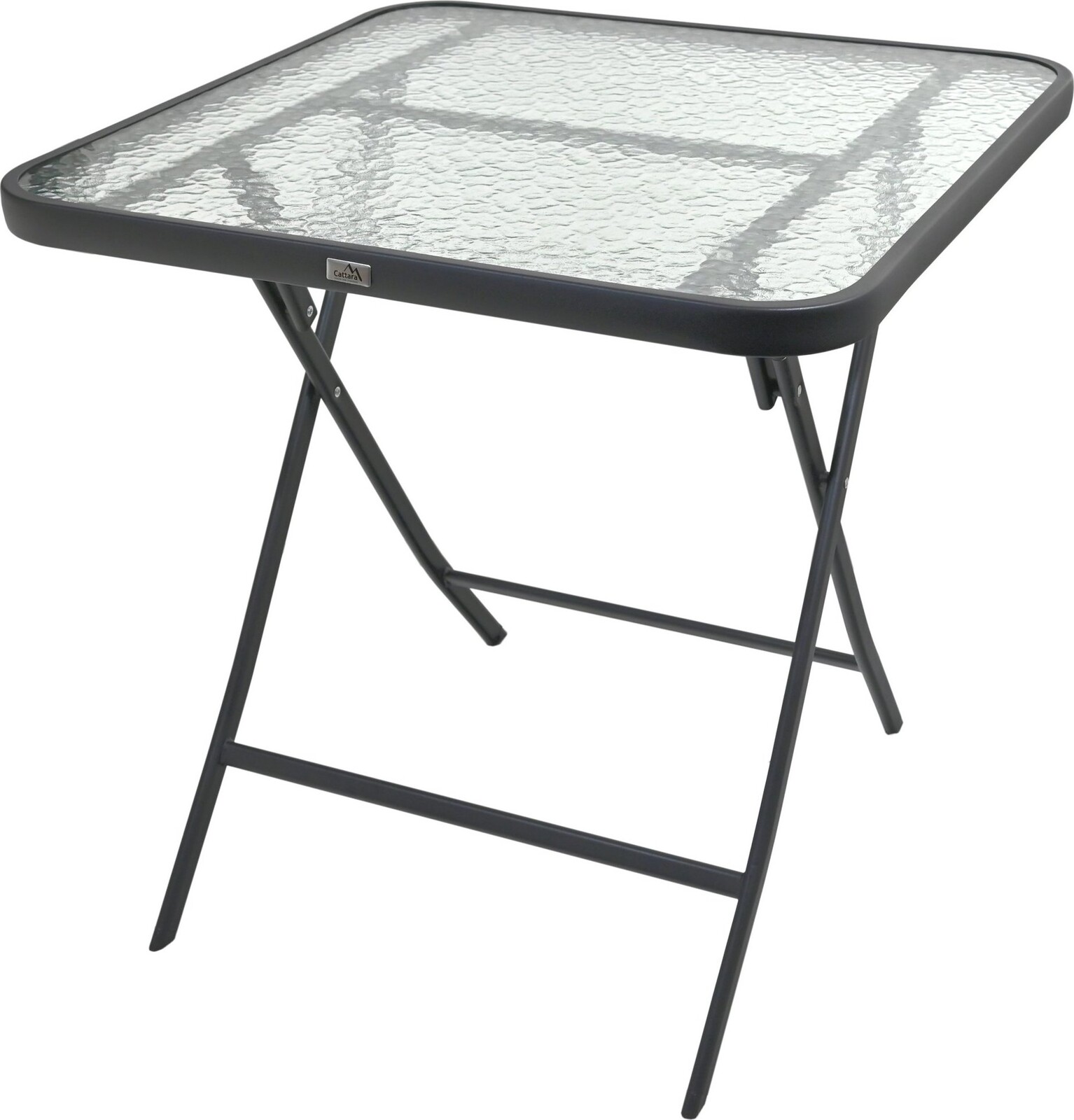 CATTARA Stôl záhradný skladací Square 70 × 70 × 71 cm