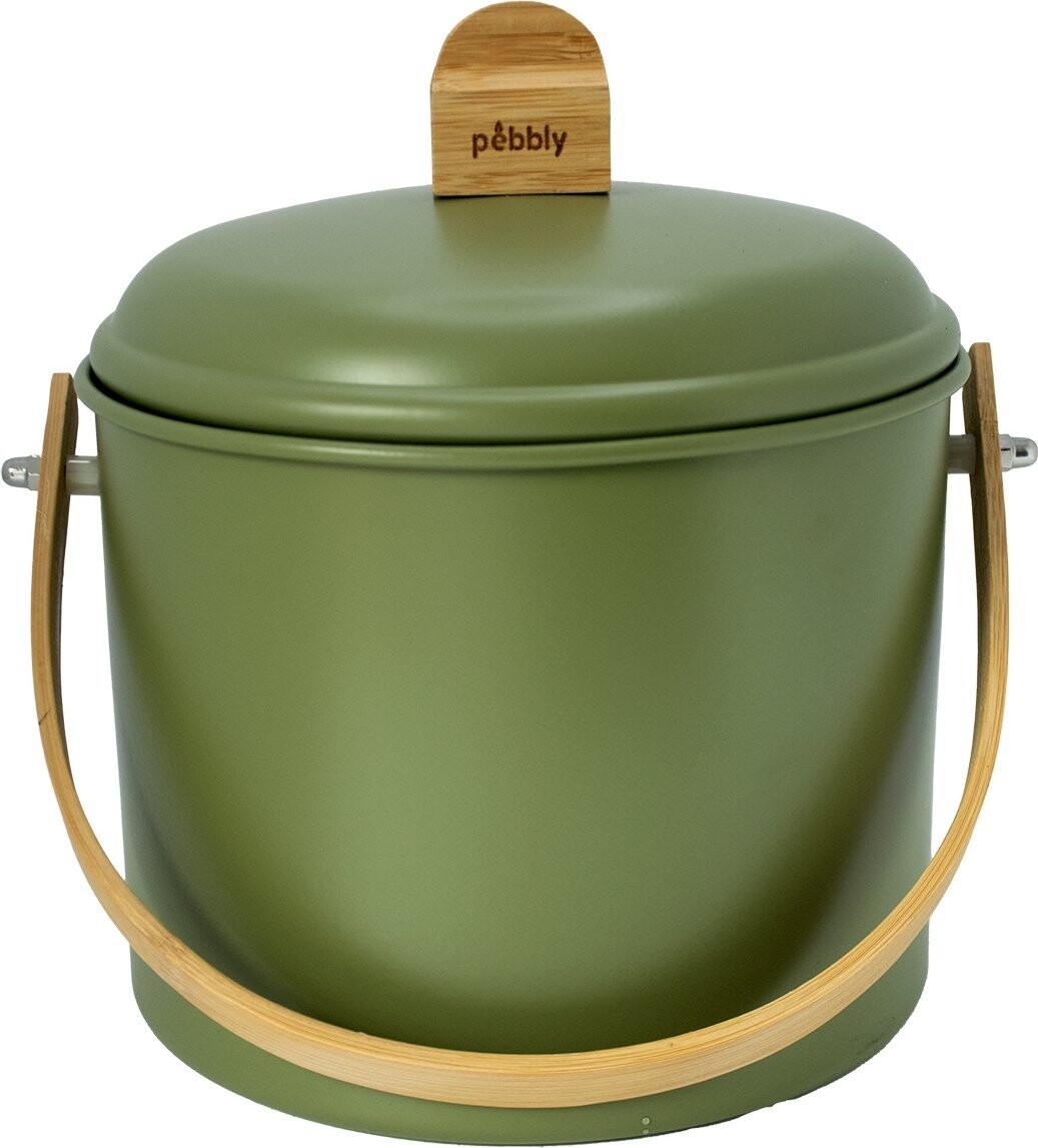 Pebbly NBA242 Kompostér, 3,5 l olivový