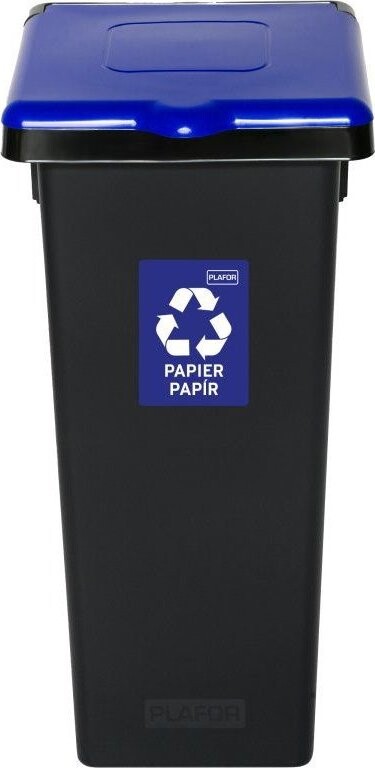 Igotrend Kôš separ. odpad 53 l FLAP BIN čierny/modrý