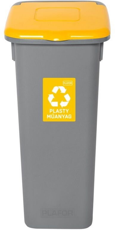 Igotrend Kôš separ. odpad 53 l FLAP BIN sivý/žltý