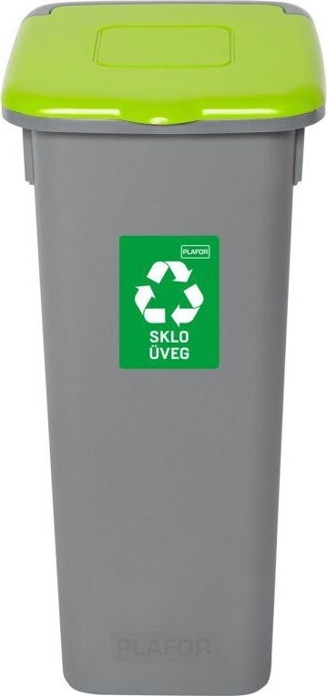 Igotrend Kôš separ. odpad 53 l FLAP BIN sivý/zelený