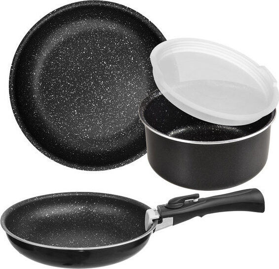 ORION Sada riadu GRANDE COMBI + odnímateľná rukoväť a veko 5 dielov