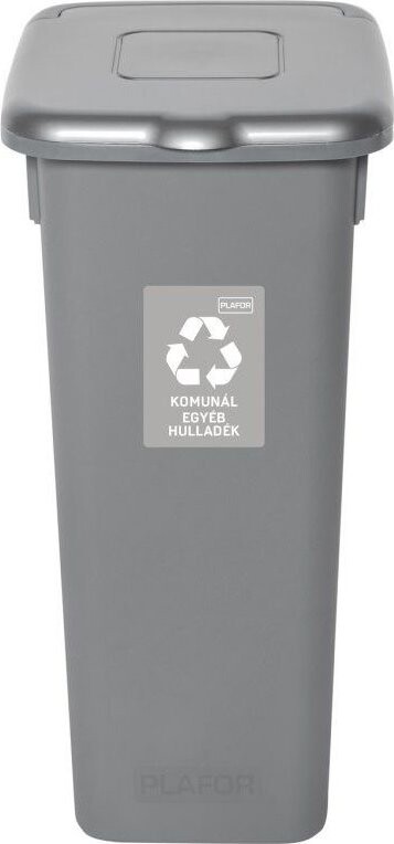 Igotrend Kôš separ. odpad 53 l FLAP BIN sivý/strieborný