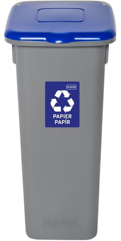 Igotrend Kôš separ. odpad 53 l FLAP BIN sivý/modrý