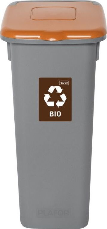 Igotrend Kôš separ. odpad 53 l FLAP BIN sivý/hnedý