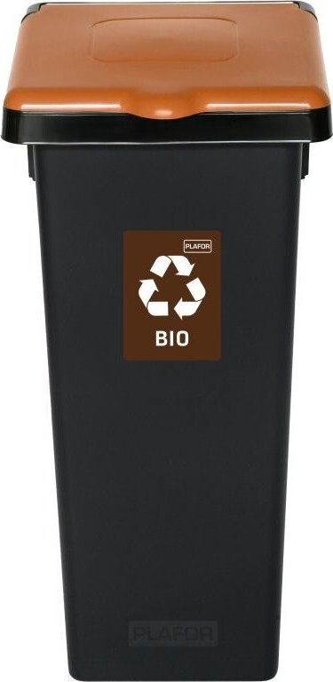 Igotrend Kôš separ. odpad 53 l FLAP BIN čierny/hnedý