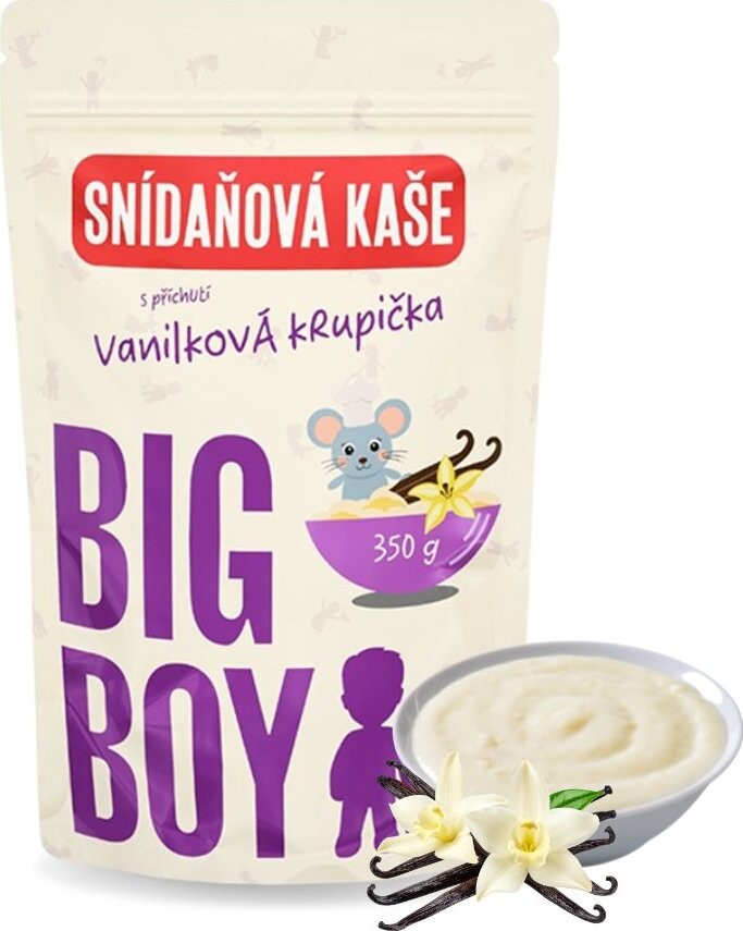 BIG BOY Ryžová kaša Vanilková krupička 350 g