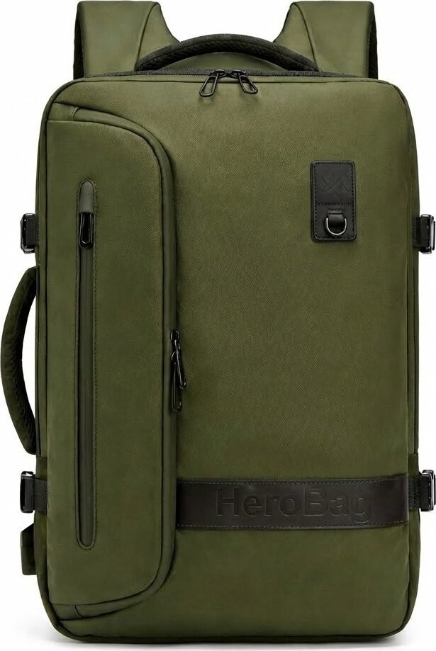 HeroBag Vákuový batoh do lietadla, khaki