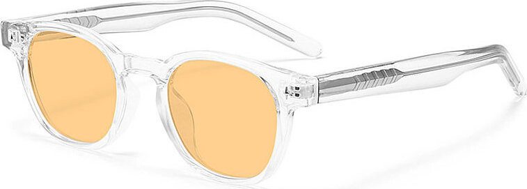 VeyRey Sluneční polarizační brýle Aiyou čirá obruba, žlutá skla