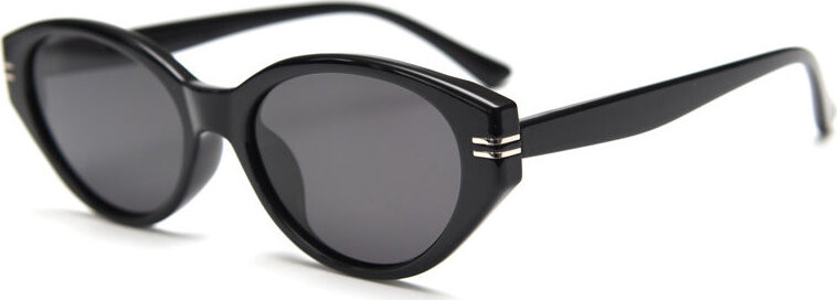 VeyRey Dámské sluneční brýle polarizační Hupi, černá obruba, černá skla