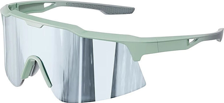 VeyRey Sportovní sluneční brýle Antism zelená obruba, stříbrná skla